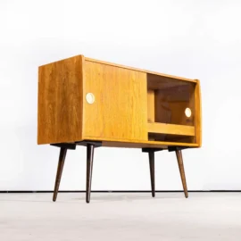 1950’s Compact Sideboard – Original Media Unit – Nabytek Czech