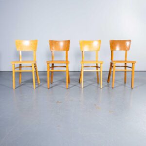 Elegante originele Thonet eetkamerstoelen uit de jaren 60 - set van vier