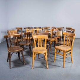 1950's Klassieke Gemengde Bentwood Pub Eetkamerstoelen - Goede hoeveelheden beschikbaar