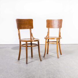 1940's Bentwood Debrecen Licht Walnoot Eetkamerstoelen - Paar