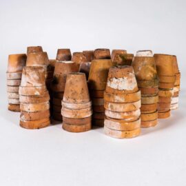 20th Century Vintage Terracotta Garden Pots Medium – Set Of Twenty Five