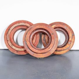 1960’s Industrial Casting Foundry Moulds – Set Of Three Circles