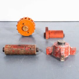 1960’s Mixed Small Industrial Casting Foundry Moulds – Set Of Four