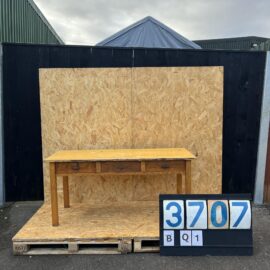 1950’s Three Drawer Simple French Workshop Desk