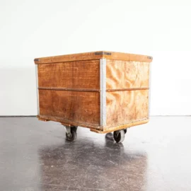 1950’s French Industrial Box Trolley – Tricotage Marmoutier