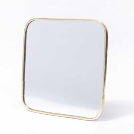 Contemporary Brass Mirror – Small