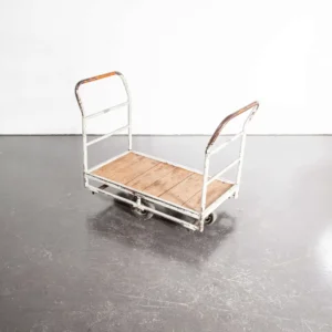 1950's French Industrial Trolley - Tricotage Marmoutier