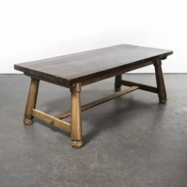 1950’s Chunky French Tavern Table – Rectangular Dining Table