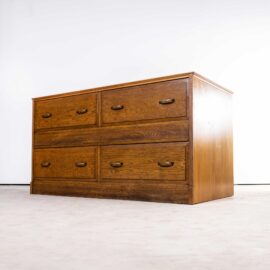 1940’s English Milliners Bank Of Drawers – Four Drawer