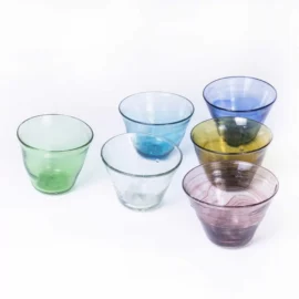 Hand Made Moroccan Glass Bowl – Set Of Eight