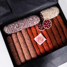 Contemporary Hand Knitted Sliced Saucisson Selection – Clemence Joly