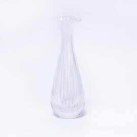 Mid Century Scandinavian Art Glass Tall Bud Vase