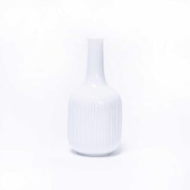 Mid Century White Arabia Porcelain Vase