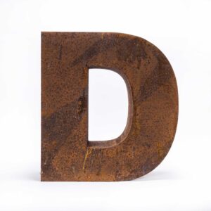 Vintage Extra Large Heavy Grade Signage Letter - D