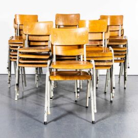 1960’s French Metal Framed Stacking University – Dining Chairs – Large Quantities Available