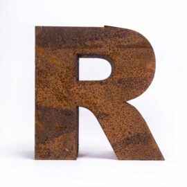 Vintage Extra Large Heavy Grade Signage Letter – R