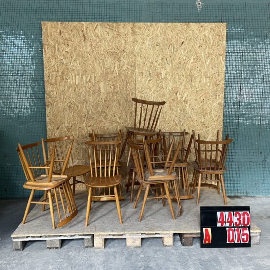 1950’s Standard Stickback Blonde Dining Chairs