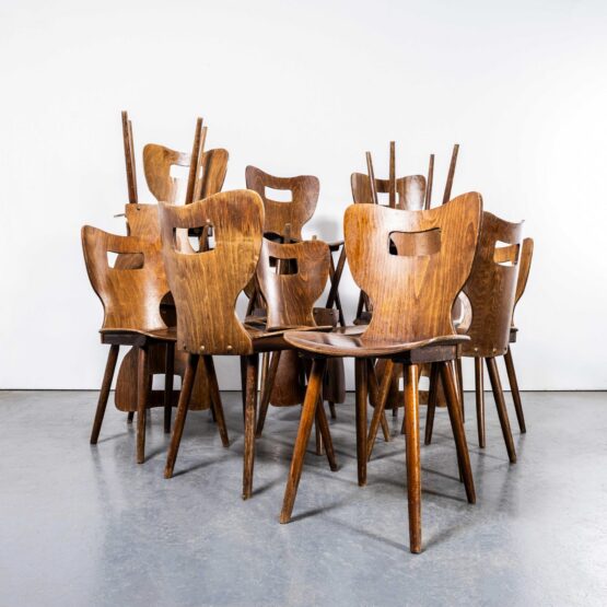 1960’s French Baumann Letterbox Dining Chair