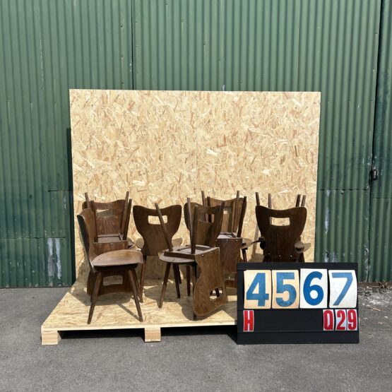 1960’s French Baumann Letterbox Dining Chair