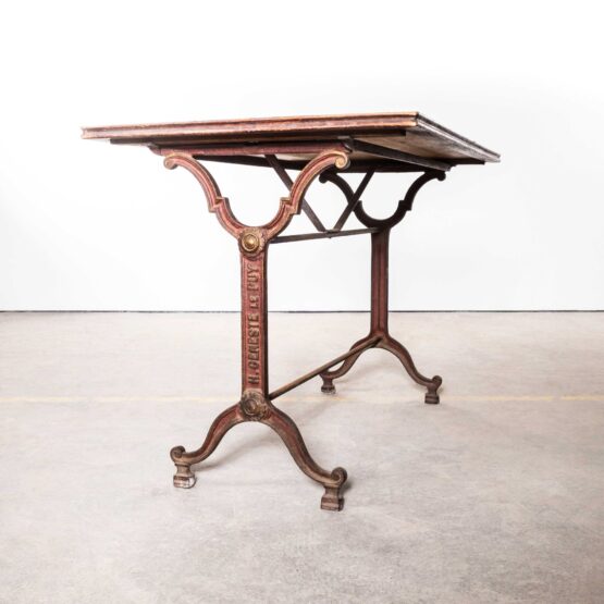 1940’s Original French Intricate Relief Cast Base Table (3577)