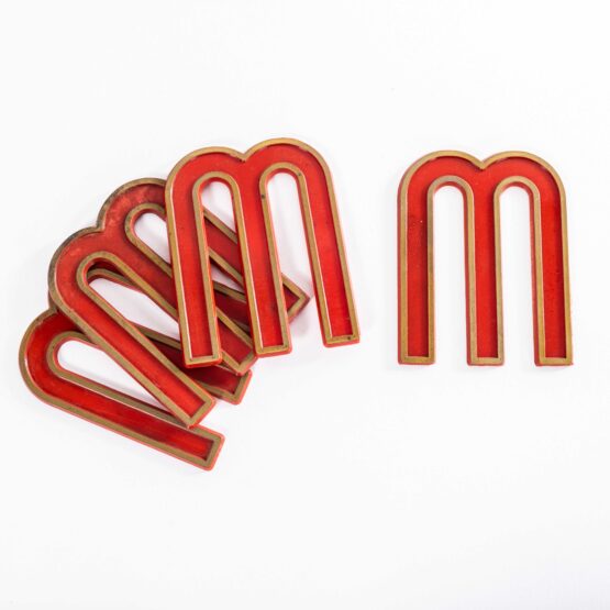 1930’s English Marquee Cinema Letter – M