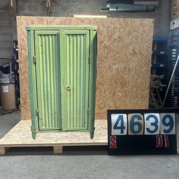 1950’s Industrial Dark Green Metal Locker