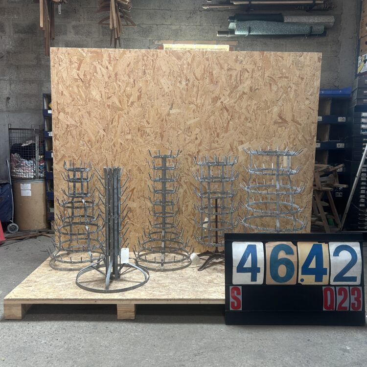 1950’s Original Medium French Bottle Drying Racks