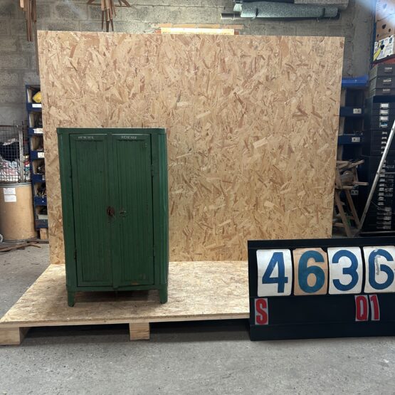 1950’s Industrial Dark Green Metal Locker