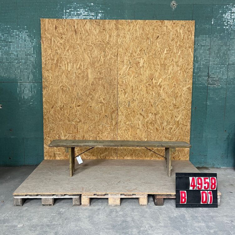 1950’s Brewers Folding Wood Bench