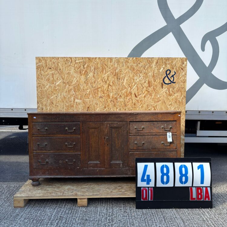 18th Century Pitch Pine Original Scullery Cupboard