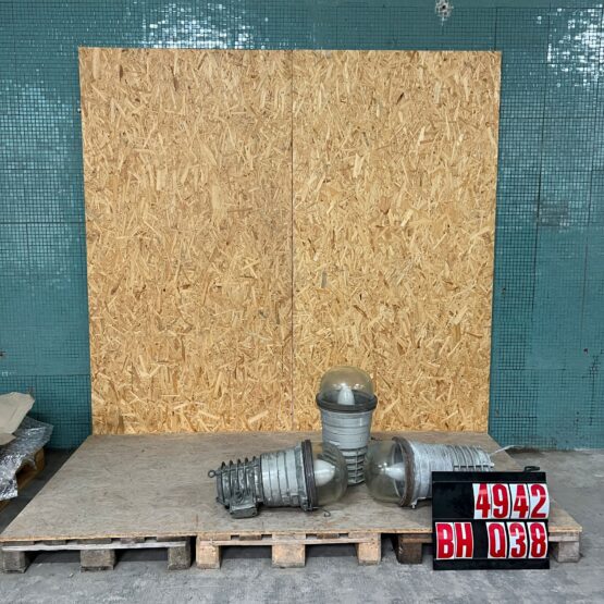 1960’s Large Scale Industrial Cast Aluminium Lamps