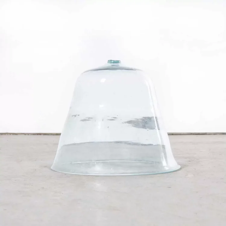 19th Century French Mouth Blown Glass Cloche (1422.3)