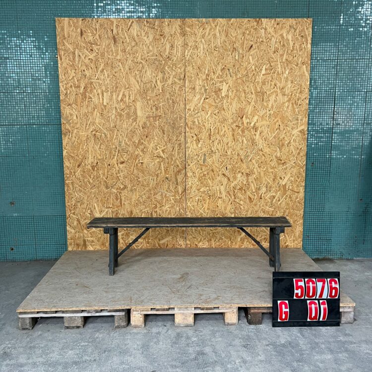 1950’s French Brewers Trestle Bench