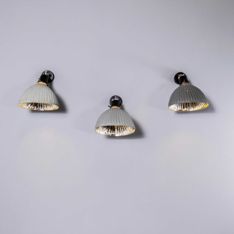 1940’s Original Mercury Glass Adjustable Wall – Ceiling Lamps