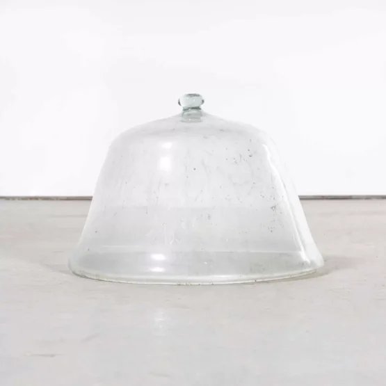 19th Century French Mouth Blown Glass Cloche (1422.2)