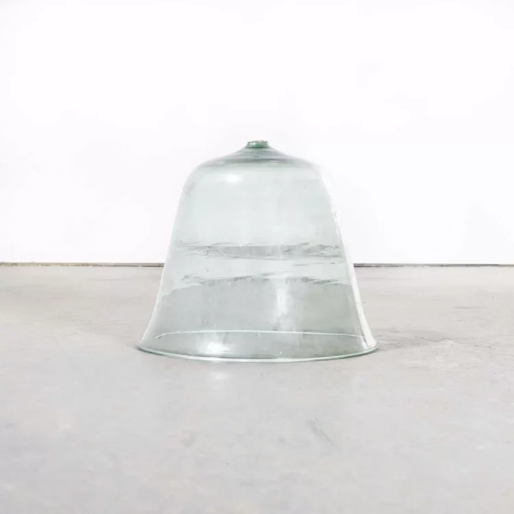 19th Century French Mouth Blown Glass Cloche (1422.9)