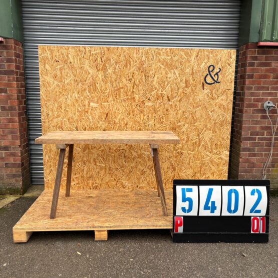 1950’s Original Hungarian Butchers Table – Tall Peg Leg