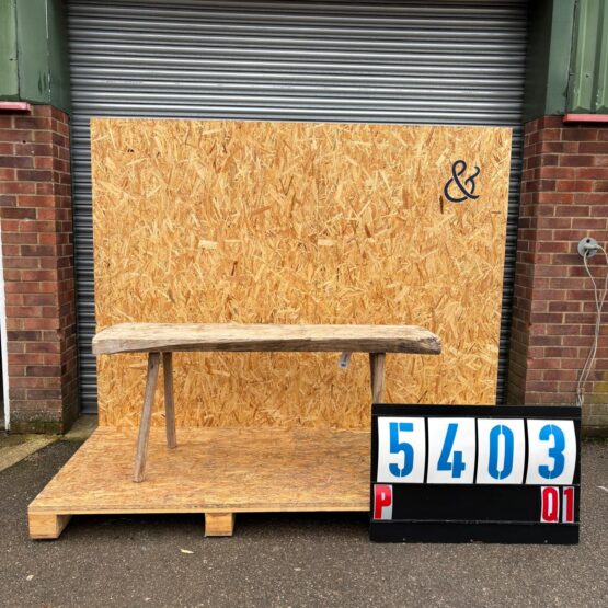 1950’s Original Hungarian Butchers Table – Wide Leg Stance