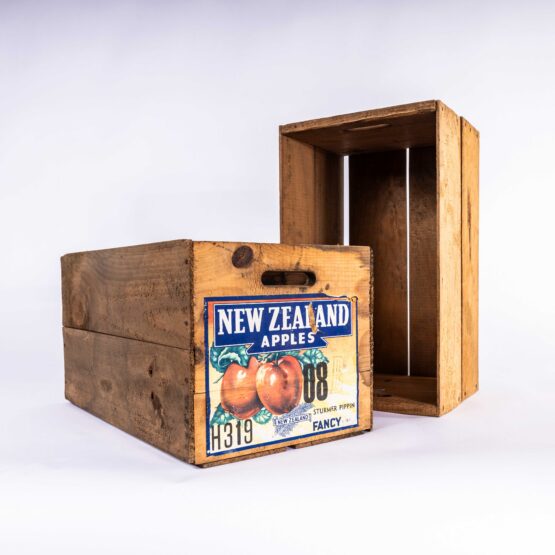 1950’s New Zealand Apple Crates – Pair