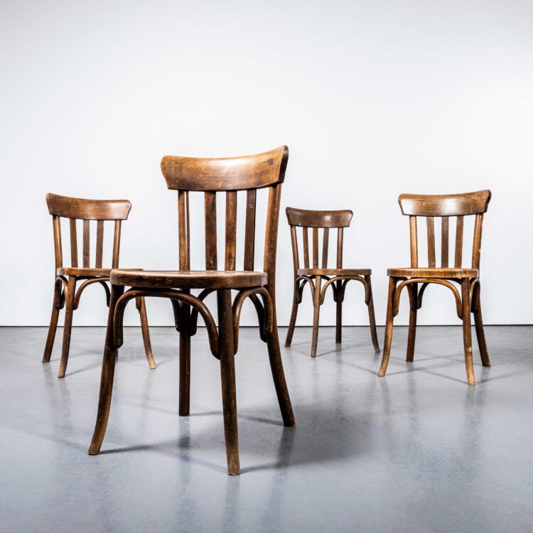 1950’s Luterma Elegant Classic Bentwood Dining Chair – Set Of Four