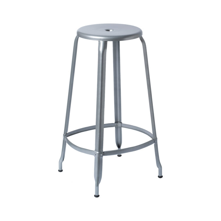 Contemporary Nicolle French Metal Stool