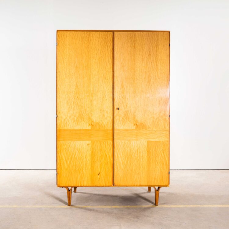 1960’s Blonde Birch Mid-Century Wardrobe
