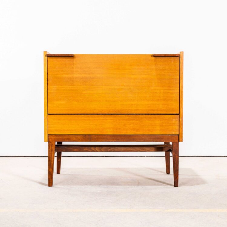 1950’s Original Birch Blanket Box – Small Cabinet By Tatra Pravenec