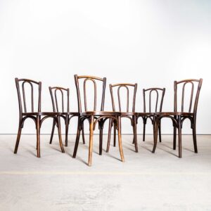 1940’s Classic Back Bentwood Dining Chairs - Set Of Six