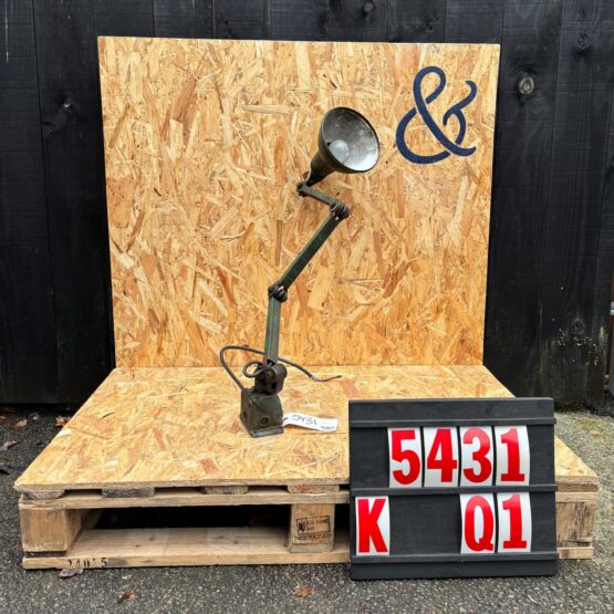 1950’s Green Workshop Task Lamp By Memlite