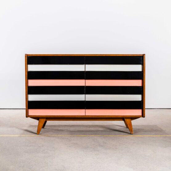 1950’s Double Drawer Cabinet – By Jiri Jiroutek For Interieur Praha
