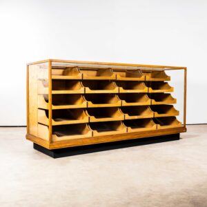 1950's English Oak Haberdashery Cabinet - Twenty Drawer