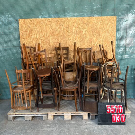 1950’s Harlequin Mixed Standard Pub Dining Chairs – Set Of Thirty