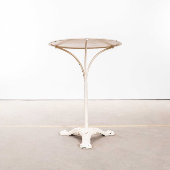 1950’s White French Bistro Café Table