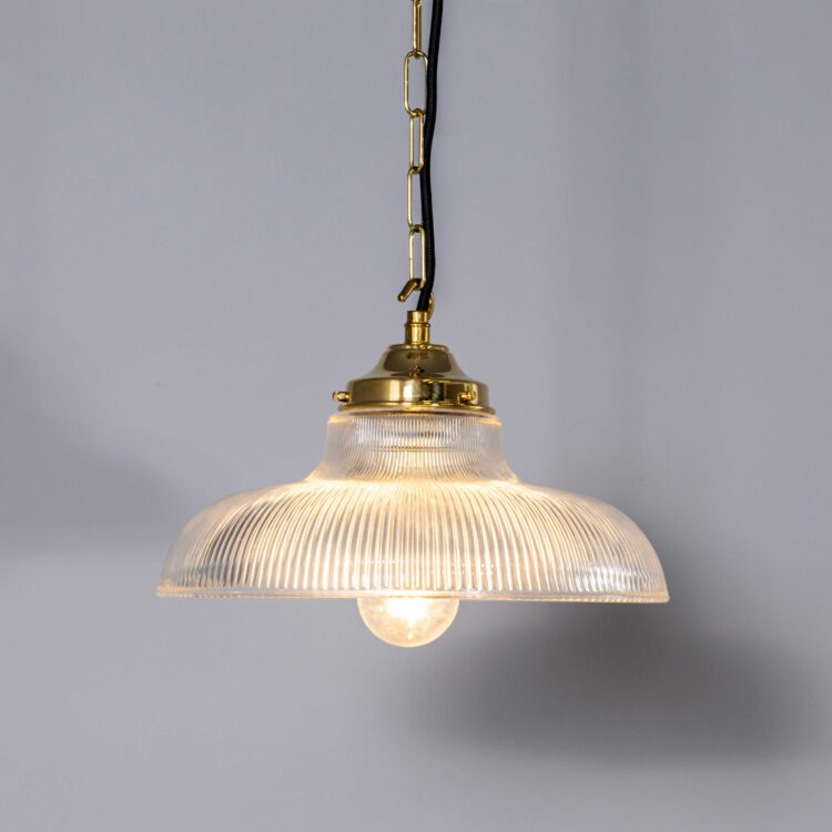 Contemporary Prismatic Glass Pendant Lamp 30cm – Large